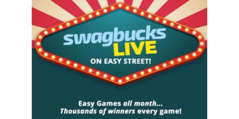 Swagbucks LIVE on Easy Street for September