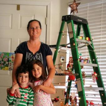 2014 Ladder Tree Decorating